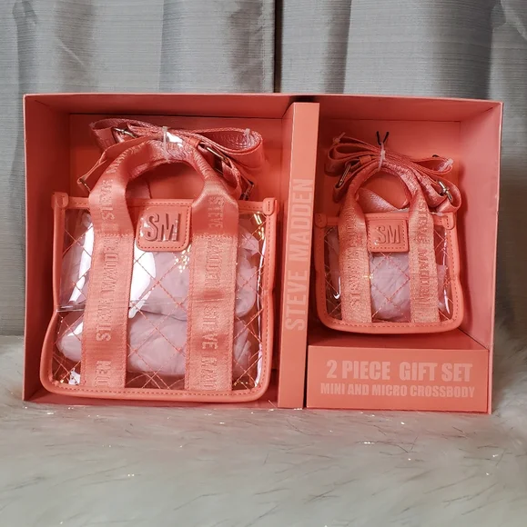Steve Madden Bags Steve Madden Ocean Coral Clear Bwebber